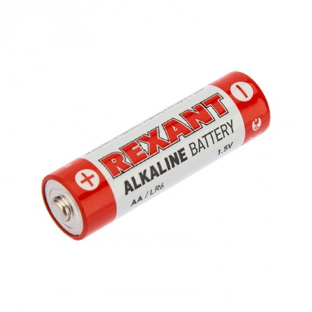 Батарейка алкалиновая AA/LR6, 1,5В, 4 шт, блистер REXANT