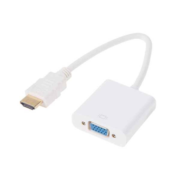 Переходник штекер HDMI - гнездо VGA, провод REXANT