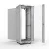 Шкаф напольный 19" 32U 600х600мм, передняя дверь стекло, задняя дверь металл, RAL 7035 REXANT