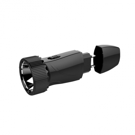 Фонарь универсальный, двухрежимный, с аккумулятором и встроенной евровилкой, зарядка от сети 220В REXANT