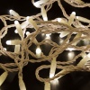 Гирлянда светодиодная Нить 10м 100 LED ТЕПЛЫЙ БЕЛЫЙ белый ПВХ IP65 эффект мерцания 230В соединяется нужен блок 303-500-1 NEON-NIGHT