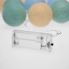 Тайские фонарики Пудра 1,5 м, прозрачный ПВХ, 10 LED, теплый белый, питание 2 х АА (батарейки не в комплекте)