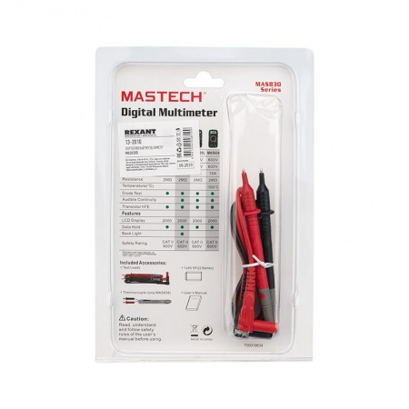 Портативный мультиметр MAS830B MASTECH