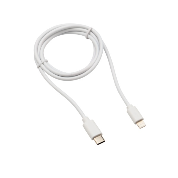 Кабель Type-C – Lightning, 2,4A, 1м, ПВХ, белый REXANT