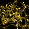 Гирлянда светодиодная Нить 10м 100 LED ЖЕЛТЫЙ прозрачный ПВХ IP65 эффект мерцания 24В соединяется NEON-NIGHT нужен трансформатор 531-100/531-311/531-312