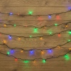 Гирлянда Твинкл Лайт 6 м, темно-зеленый ПВХ, 40 LED, цвет мультиколор