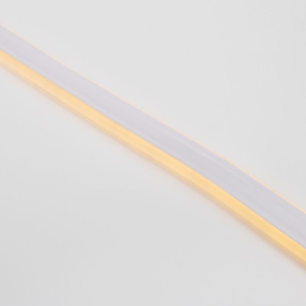 Гибкий неон 8х16мм двухсторонний 120 LED/м ТЕПЛЫЙ БЕЛЫЙ 230В бухта 100м (с комплектом подключения) NEON-NIGHT