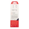 Кабель USB-A – Lightning, 2,4A, 1м, в синей нейлоновой оплетке, плоский REXANT