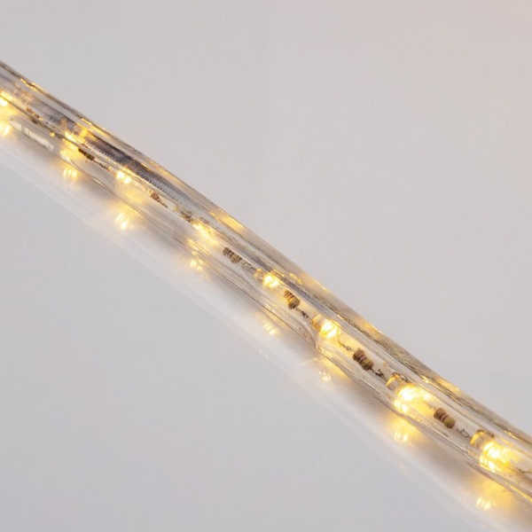 Дюралайт LED двухжильный 230В 13мм 36 LED/м ТЕПЛЫЙ БЕЛЫЙ постоянное свечение модуль 1м бухта 100м NEON-NIGHT