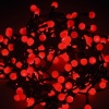 Гирлянда светодиодная Мультишарики Ø17,5мм 20м 200 LED КРАСНЫЙ черный ПВХ IP65 постоянное свечение 230В NEON-NIGHT