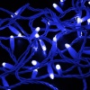Гирлянда светодиодная Нить 10м 100 LED СИНИЙ белый ПВХ IP65 постоянное свечение 230В соединяется нужен блок 303-500-1 NEON-NIGHT
