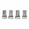 Делитель ТВх3 под F-разъем, 5-1000МГц, Silver (4 F-разъема в комплекте) REXANT