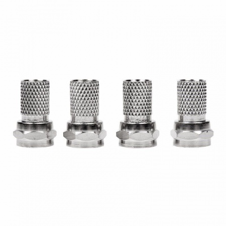 Делитель ТВх3 под F-разъем, 5-1000МГц, Silver (4 F-разъема в комплекте) REXANT