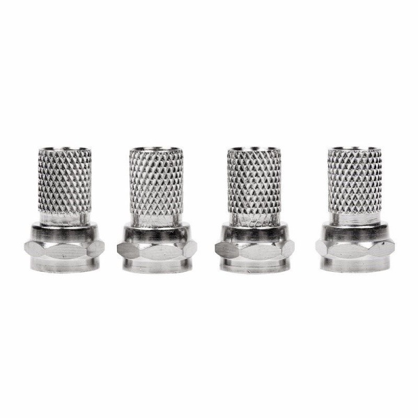 Делитель ТВх3 под F-разъем, 5-1000МГц, Silver (4 F-разъема в комплекте) REXANT