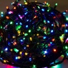Гирлянда Нить управляемая 20м 240 LED МУЛЬТИКОЛОР черный каучук IP67 свечение с динамикой 230В нужен контроллер 217-204 NEON-NIGHT
