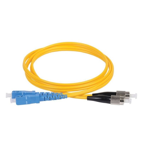 Патч-корд оптический (SM), 9/125 (OS2), SC/UPC-FC/UPC, (Duplex), 3мм, LSZH, 10м