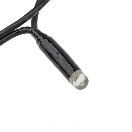 Гирлянда светодиодная Занавес 2х1,5м 360 LED БЕЛЫЙ черный КАУЧУК IP67 постоянное свечение 230В блок в комплекте NEON-NIGHT