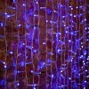 Гирлянда светодиодная Занавес 2х1,5м 360 LED СИНИЙ белый КАУЧУК IP67 постоянное свечение 230В блок в комплекте NEON-NIGHT