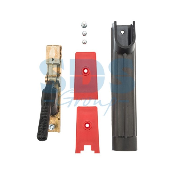 Зажим «крокодил» 200 А 140 мм для сварки (латунь) САТУРН Профи РОССИЯ
