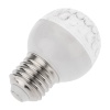 Лампа светодиодная, диаметр 50мм, E27, 9 LED, 1Вт, ТЕПЛЫЙ БЕЛЫЙ, прозрачная колба, 230В NEON-NIGHT