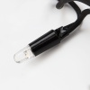 Гирлянда светодиодная Нить 10м 200 LED ТЕПЛЫЙ БЕЛЫЙ черный каучук IP67 эффект мерцания 230В соединяется нужен блок 315-000 NEON-NIGHT