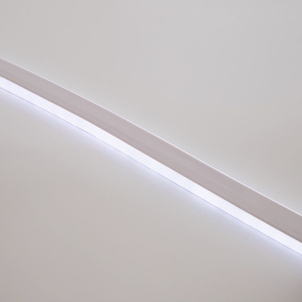Гибкий неон 8х16мм двухсторонний 120 LED/м БЕЛЫЙ 230В бухта 100м (с комплектом подключения) NEON-NIGHT