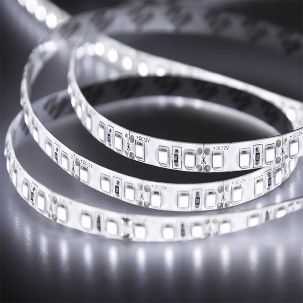 Лента светодиодная 12В, SMD2835, 19,2 Вт/м, 120 LED/м, 6000К, 10мм, 50м, IP65 LAMPER