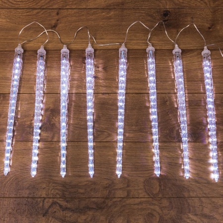Гирлянда светодиодная Сосульки 230В, комплект 8 шт х 42 см, 36x8 LED, не соединяются