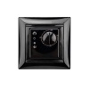 Терморегулятор механический RX-308B, совместим с Legrand серии Valena, черный REXANT
