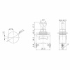 Тумблер 250V 15А (2c) ON-OFF однополюсный  (KN-101)  REXANT (в упак. 1шт.)