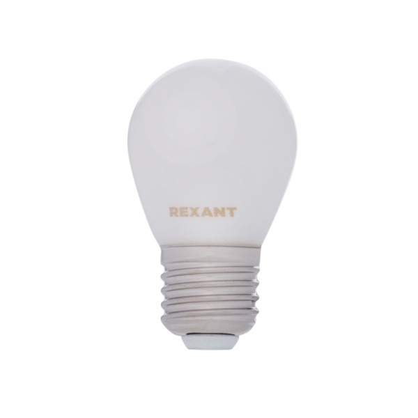 Лампа филаментная Шарик GL45 9,5Вт 915Лм 4000K E27 матовая колба REXANT