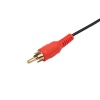 Шнур Стерео 3,5мм 4C - 3 RCA, 1,5м, Gold REXANT
