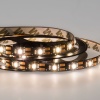 Лента светодиодная 5В, SMD2835, 4,8Вт/м, 60 LED/м, 3000K, 8мм, 1м, с USB коннектором, черная, IP65 LAMPER