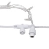 Гирлянда светодиодная Занавес 2х3м 240 LED БЕЛЫЙ прозрачный ПВХ IP65 эффект водопада 24В не соединяется трансформатор в комплекте NEON-NIGHT