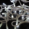 Гирлянда светодиодная Нить 10м 100 LED БЕЛЫЙ белый ПВХ IP65 эффект мерцания 230В соединяется нужен блок 303-500-1 NEON-NIGHT