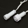 Гирлянда светодиодная Нить 10м 100 LED ТЕПЛЫЙ БЕЛЫЙ IP65 белый ПВХ постоянное свечение 230В соединяется нужен блок 303-500-1 NEON-NIGHT