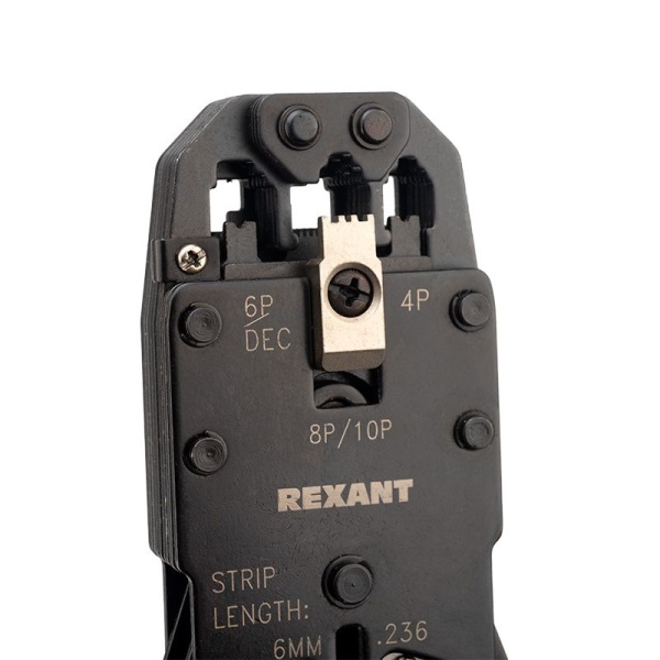 Кримпер HT-200R ТАЙВАНЬ для обжима 10P10C, 8P8C, 6P6C, 4P4C REXANT