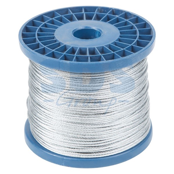 Трос стальной DIN 3055 (6x7) М3 (бобина 200м) REXANT