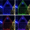 Гирлянда светодиодная Занавес 2х1,5м 300 LED RGB прозрачный ПВХ IP65 для свечения с динамикой 230В нужен контроллер 245-908 NEON-NIGHT