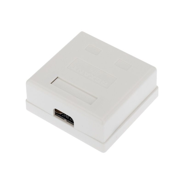Розетка компьютерная внешняя, 2-порта RJ-45 (8P8C), STP, CAT 6 REXANT