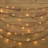 Гирлянда Твинкл Лайт 6 м, темно-зеленый ПВХ, 40 LED, цвет ТЕПЛЫЙ БЕЛЫЙ