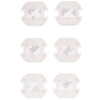 Заглушки для розеток, 3,7х3,3х0,3см, ABS (6 шт/уп) HALSA