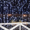 Гирлянда светодиодная Занавес 2х3м 760 LED БЕЛЫЙ черный КАУЧУК IP67 постоянное свечение 230В блок в комплекте NEON-NIGHT