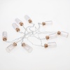 Гирлянда светодиодная Баночки 1,5 м, 10 LED, прозрачный ПВХ, цвет свечения теплый белый, 2 х АА (батарейки не в комплекте) NEON-NIGHT