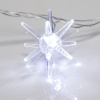 Гирлянда светодиодная Снежинки 20 LED БЕЛЫЕ 2,8 метра