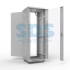 Шкаф напольный 19" 22U 600х800мм, передняя и задняя дверь перфорация, RAL 7035 REXANT