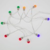 Гирлянда светодиодная Мини-лампочки 1.5 м, 10 LED, прозрачный ПВХ, цвет свечения мультиколор, 2 х АА (батарейки не в комплекте) NEON-NIGHT