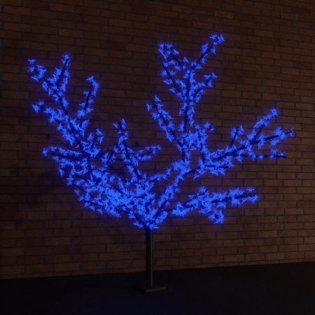 Светодиодное дерево Сакура, высота 1,5 м, диаметр кроны 1,4м, RGB светодиоды, контроллер, IP65, понижающий трансформатор в комплекте NEON-NIGHT