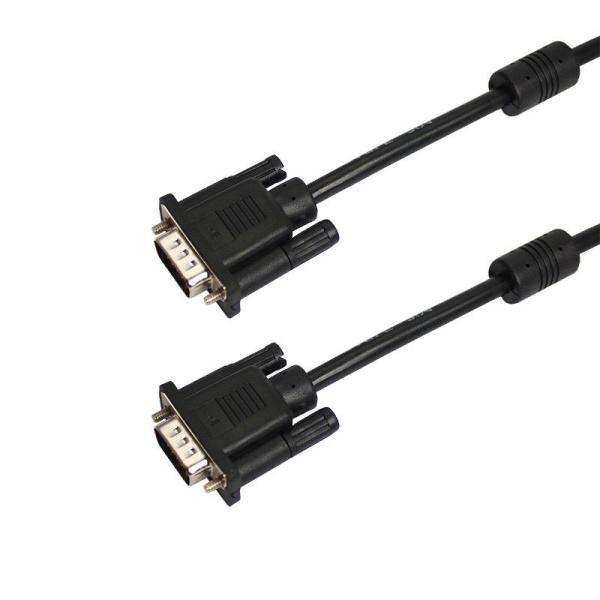 Шнур VGA - VGA с ферритами, 1,8м, черный PROconnect
