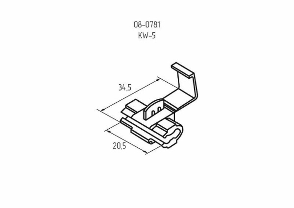 Ответвитель питания 4.0-6.0 мм² (ОВ-3/ЗПо-1 4,0-6,0) желтый REXANT